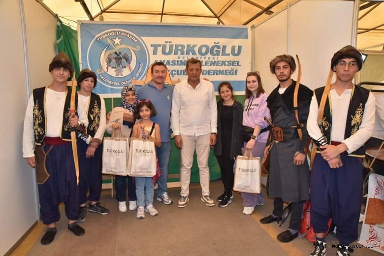 Türkoglu Belddiyesi Avasım Geleneksel Okçuluk Kulübü İzmirliler tarafından yoğun ilgi gördü.