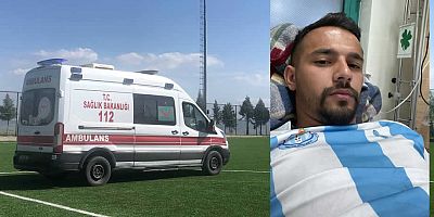 Afşinspor'un Futbolcusu Cuma Donar Anlık Kriz Geçirerek Sahada Bayıldı