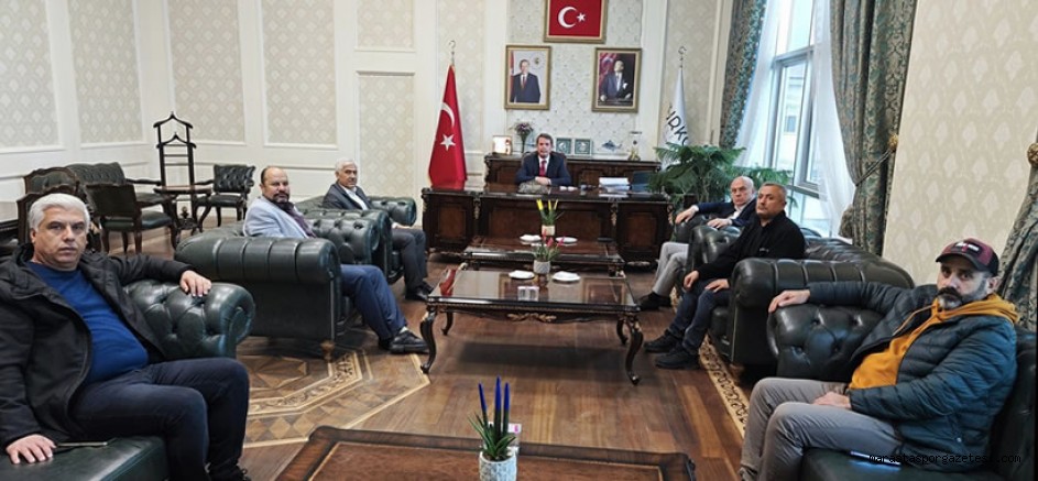 Başkan Osman Okumuş'a Kahramanmaraş Amatör Spor Klüpleri Federasyonu'ndan Önemli Ziyaret