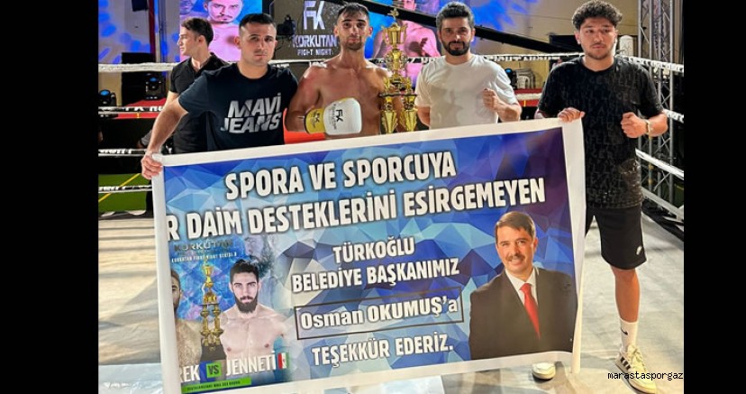 Türkoğlu'dan Dünya Çapında Başarı: Ali Gevrek, Muay Thai'da Zirveye Çıktı